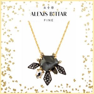 Alexis Bittar Crystal Encrusted Starburst Necklace